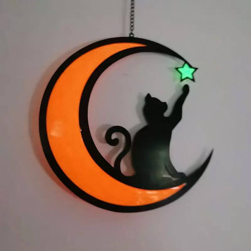 Moon Black Cat Decorations