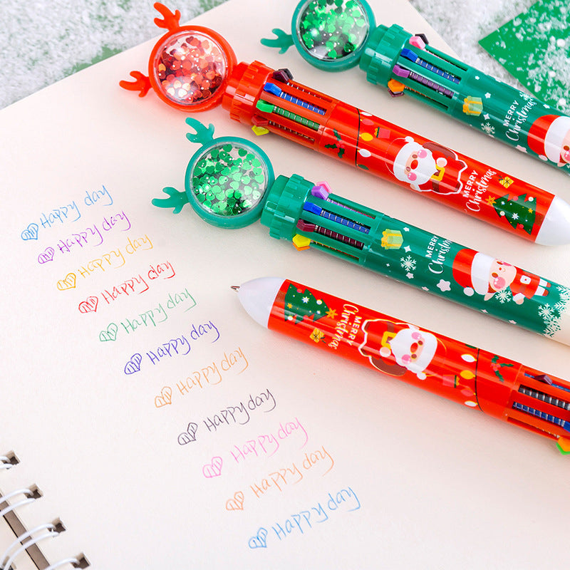 Cute Christmas Glitter Ballpoint Pens