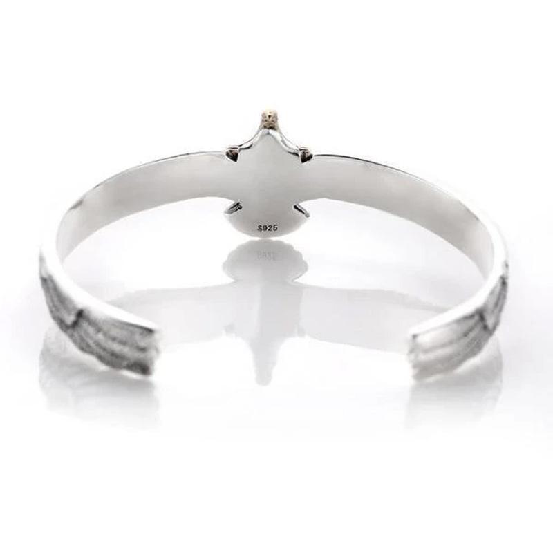Adjustable Silver eagle bracelet