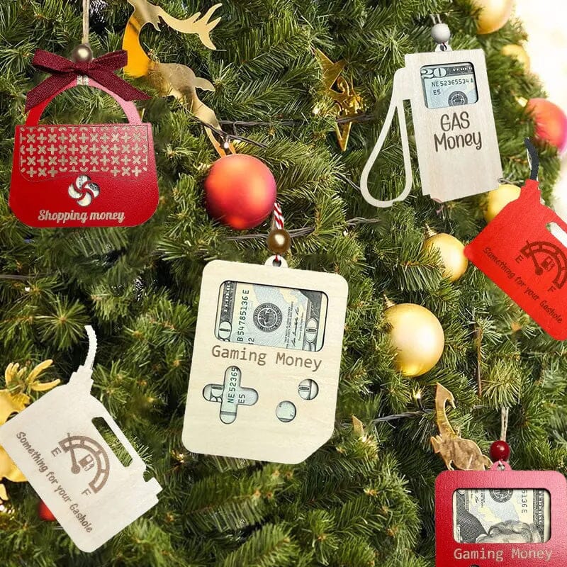 Christmas Gas (Shopping) Money Ornament