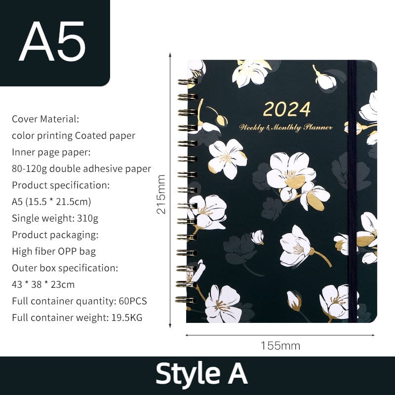 2024 Weekly and Monthly Planner
