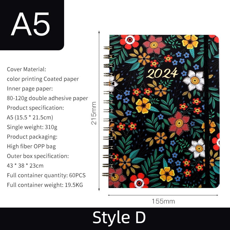 2024 Weekly and Monthly Planner