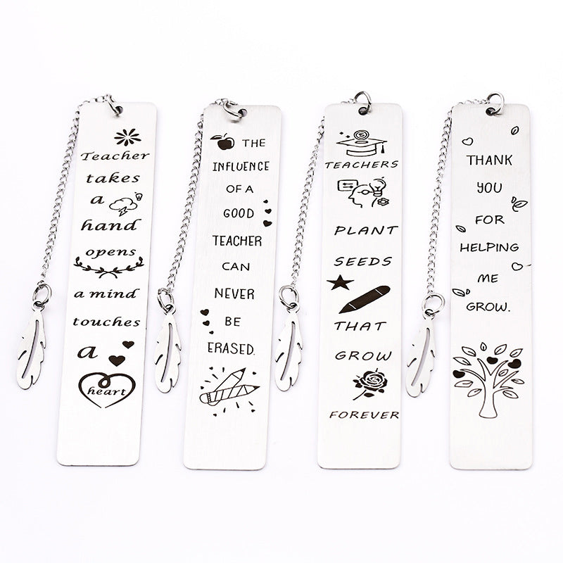 Stainless Steel Metal Bookmark