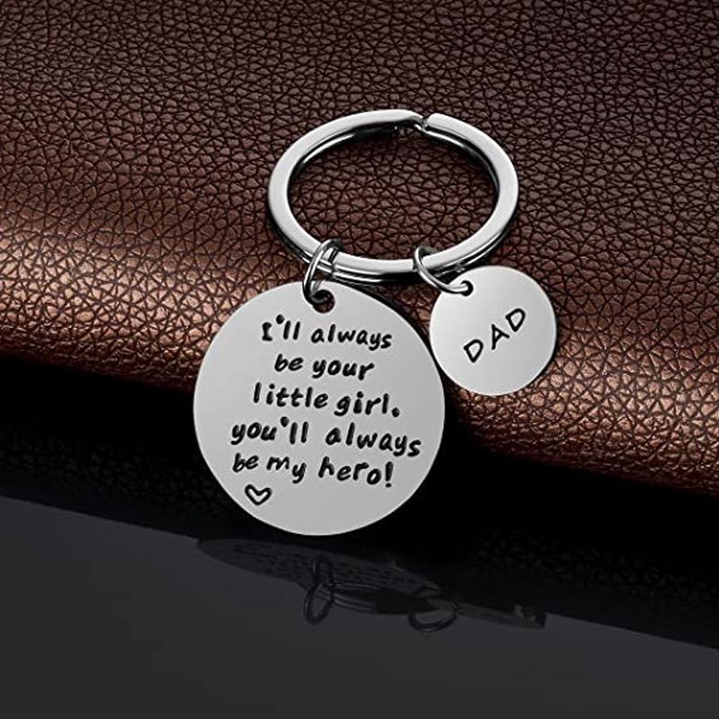 SANK®To my dad keychain（girl）