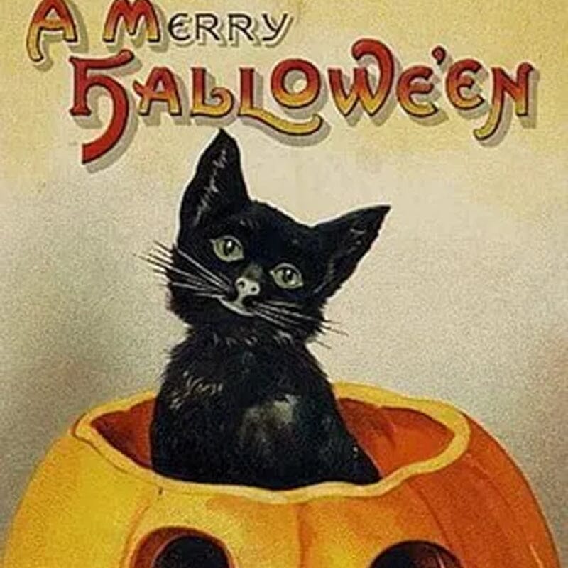 Vintage Halloween Postcard (24 pcs)