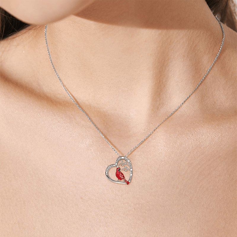 Sank®Cardinal Heart Pendant Necklace