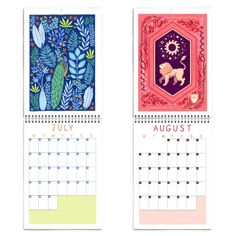 Animal Flower Calendar