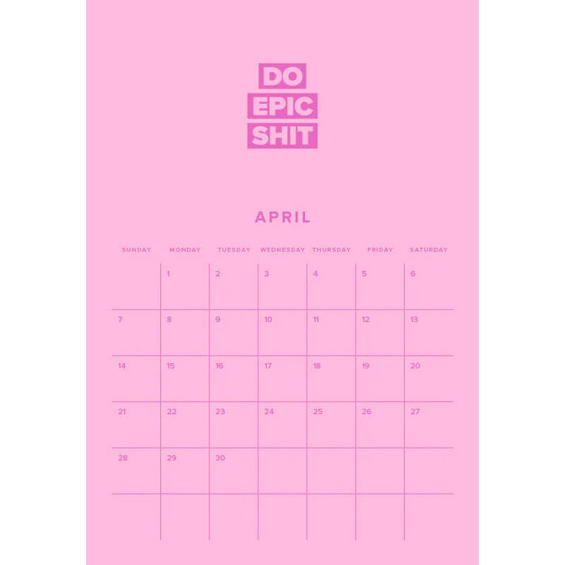 2024 BABE FUCK Calendar