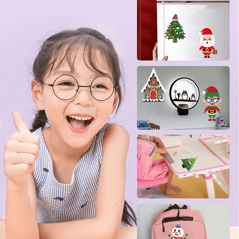 Cute Christmas Cartoon Stickers