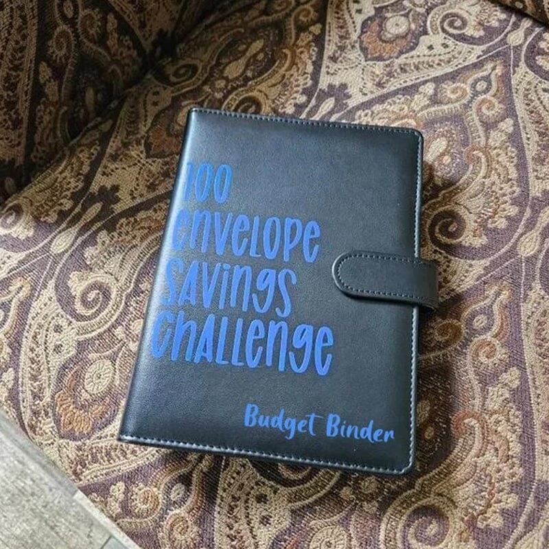 100 Envelope savings Challenge Binder