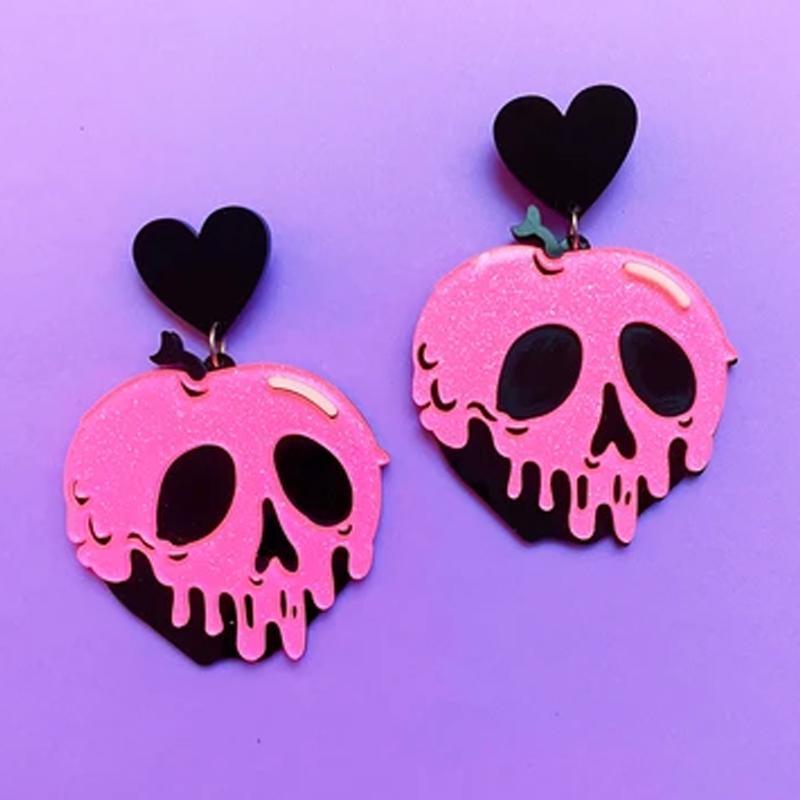 🎃HALLOWEEN🎃Acrylic Skull Women's Stud Earrings