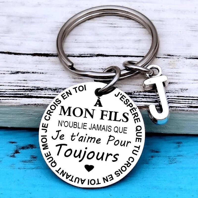 SANK® Porte-clés À MON FILS / MA FILLE（French keychain）