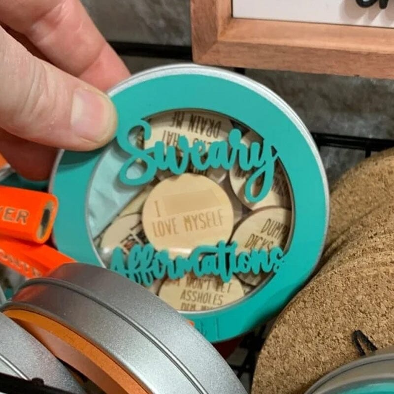 Mini Sweary Affirmation Discs