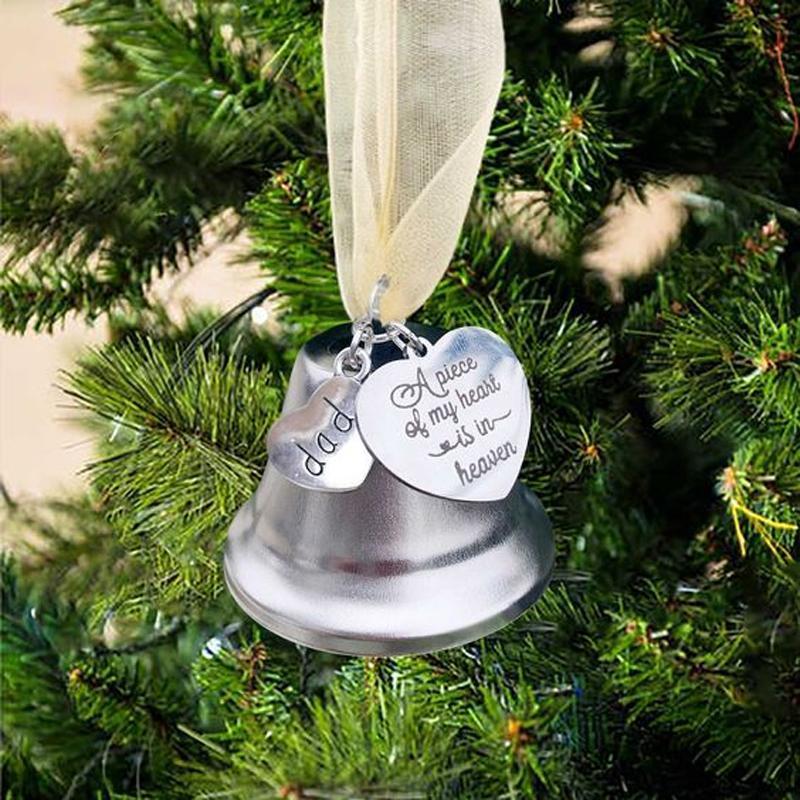 Heart-Warming Christmas Memorial Bell Pendant