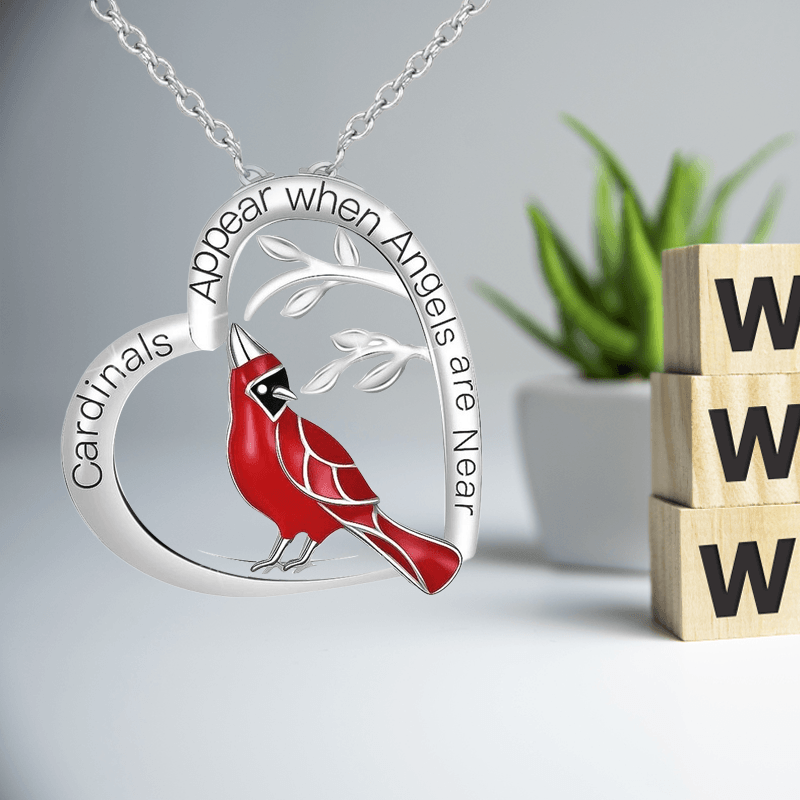 Sank®Cardinal Heart Pendant Necklace