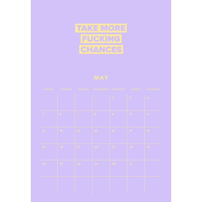 2024 BABE FUCK Calendar