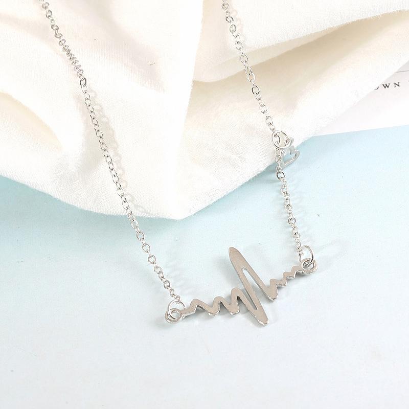 Heartbeat Love ECG Necklace