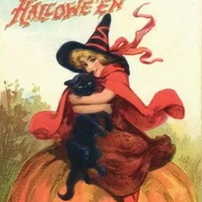 Vintage Halloween Postcard (24 pcs)