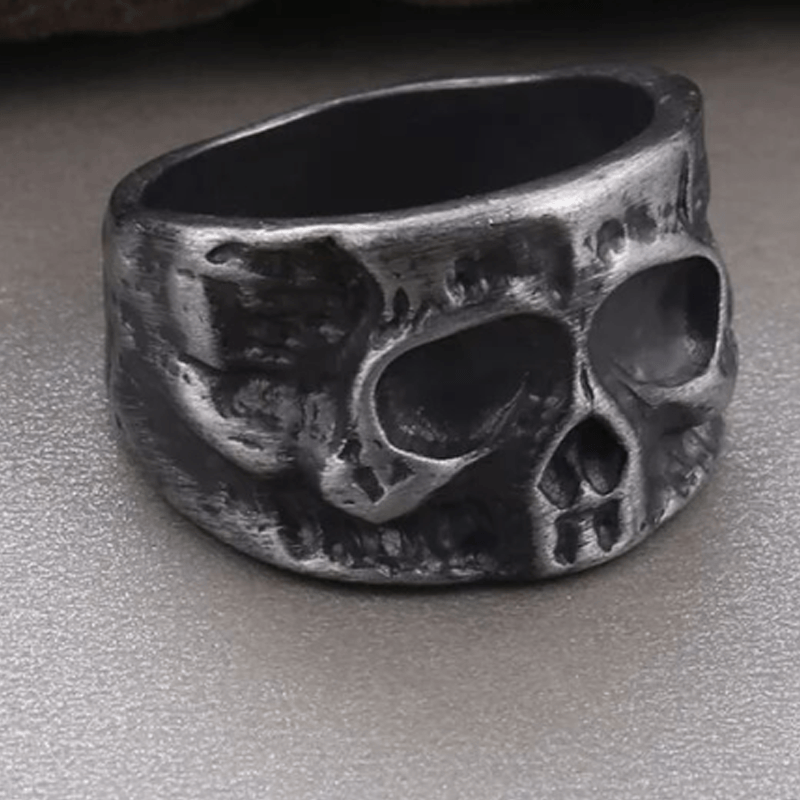 🎃HALLOWEEN🎃Irregular Punk Style Skull Ring