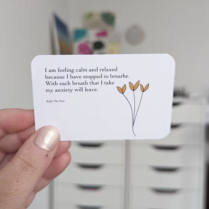 Anxiety Affirmations Card Pack(1 set)