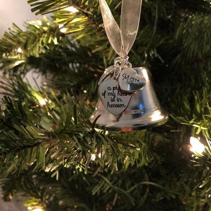 Heart-Warming Christmas Memorial Bell Pendant