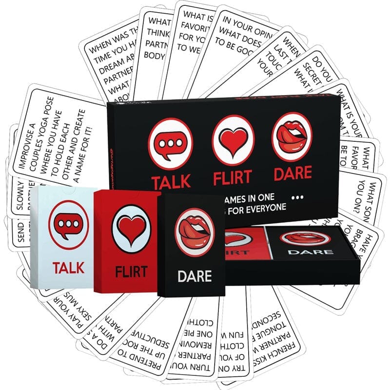 Talk, Flirt, Dare CARD GAME