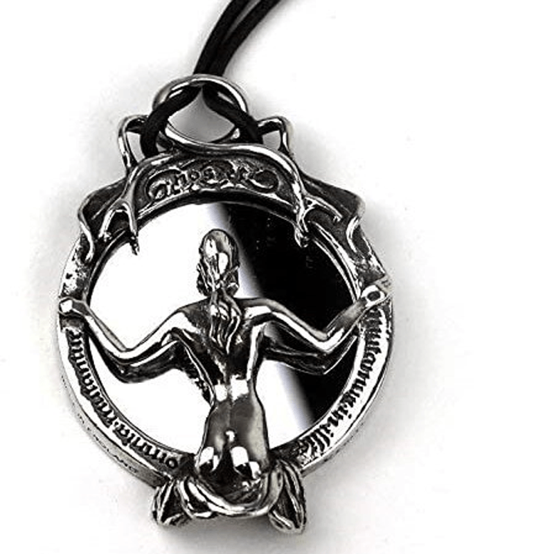 🎃HALLOWEEN🎃Skeleton Ghost Mirror Goth Punk Dark Style Pendant