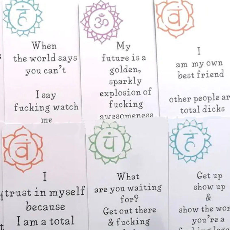 🎁Funny Affirmation Card Gift Made with Coated Paper(set of 16pcs)