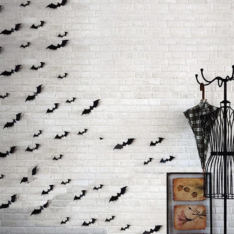 🎃HALLOWEEN🎃Scary Bats Wall Sticker（12pcs）