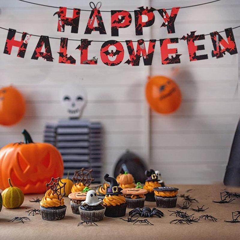 Halloween Hand Feet Paper Banner