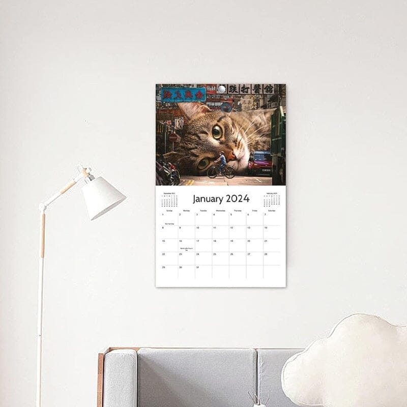 2024 Lazy Cats Calendar