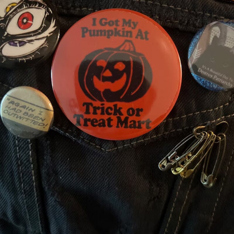 Retro Halloween Buttons