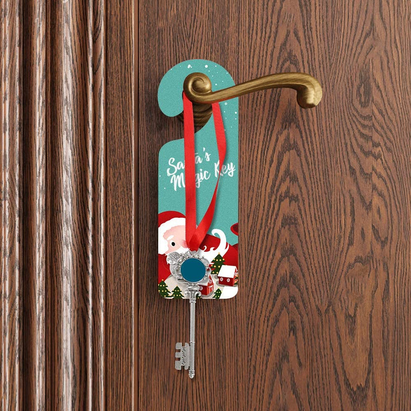 Christmas Santa's Magic Key Hanging Christmas Tree Ornaments Keychain