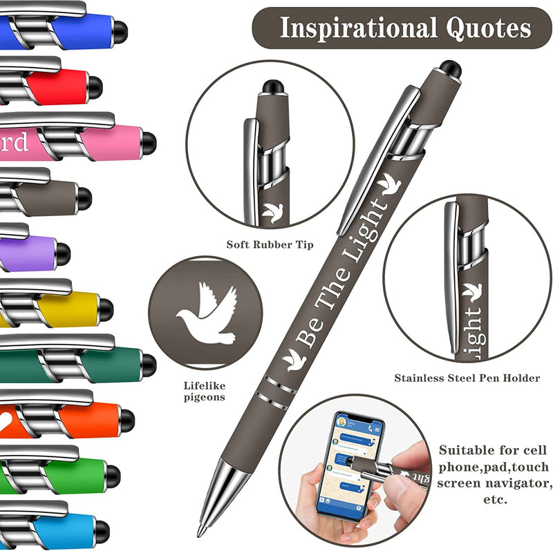 10 Pcs Funny Ballpoint Bible Verse Pens(Black ink)