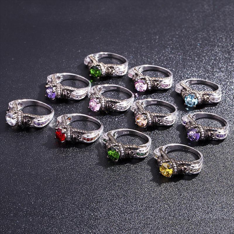 New Black Skull Ring