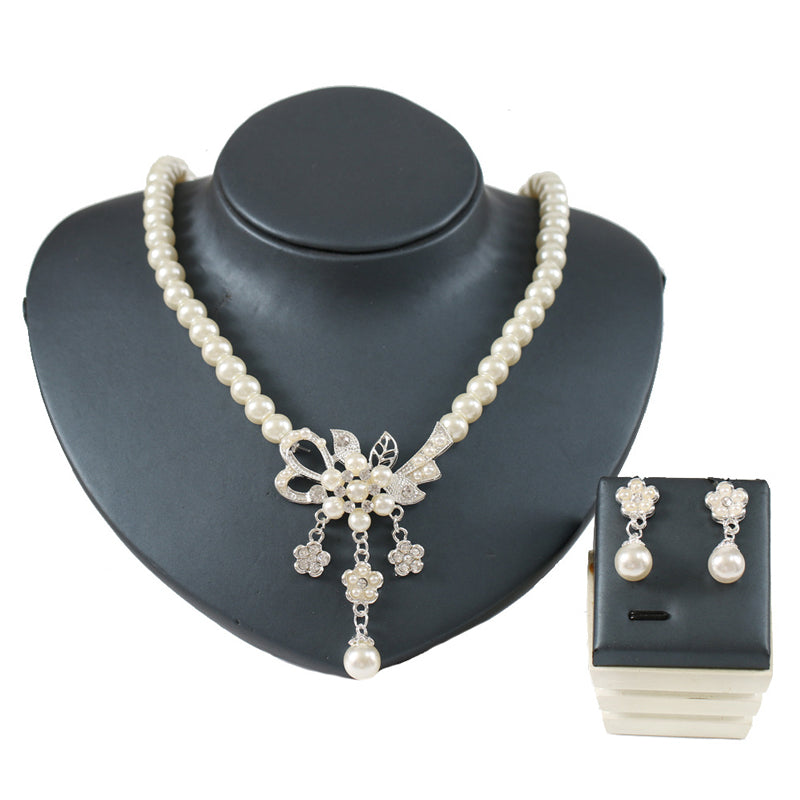 18K GOLD SIMPLE WEDDING JEWELLERY SETS