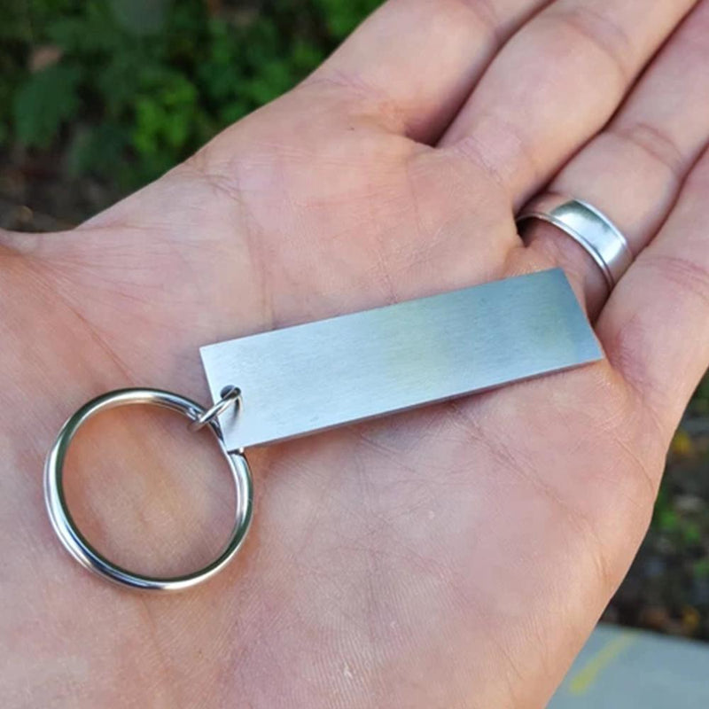 SANK®Stainless Steel  "I am strong" Keychain