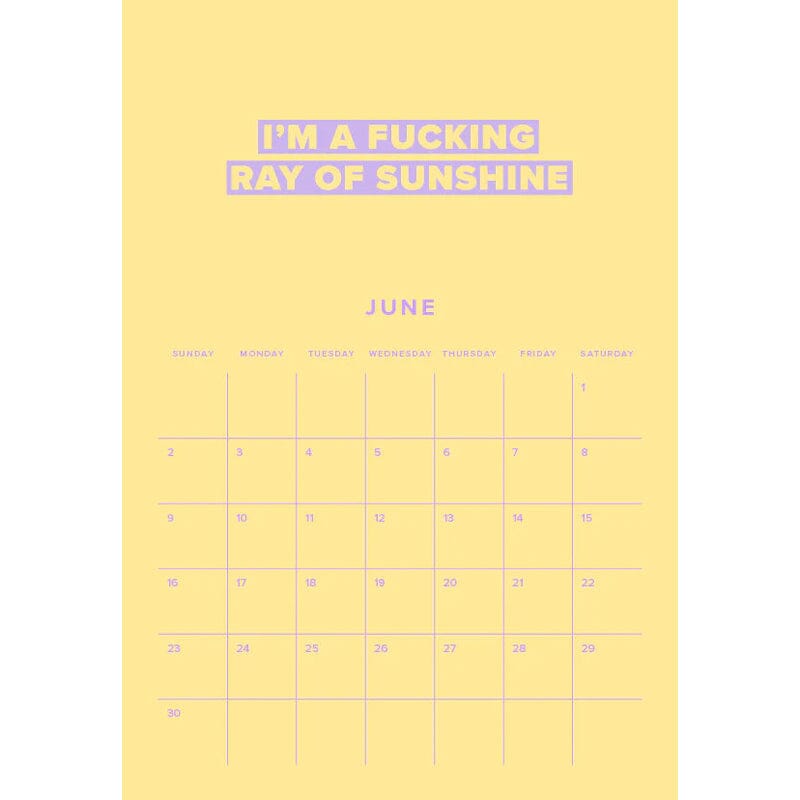 2024 BABE FUCK Calendar
