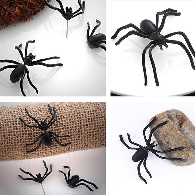 Halloween Gothic Spider Earrings