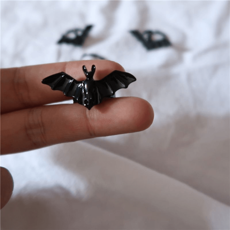 🎃HALLOWEEN🎃Adjustable Gothic Bat Ring