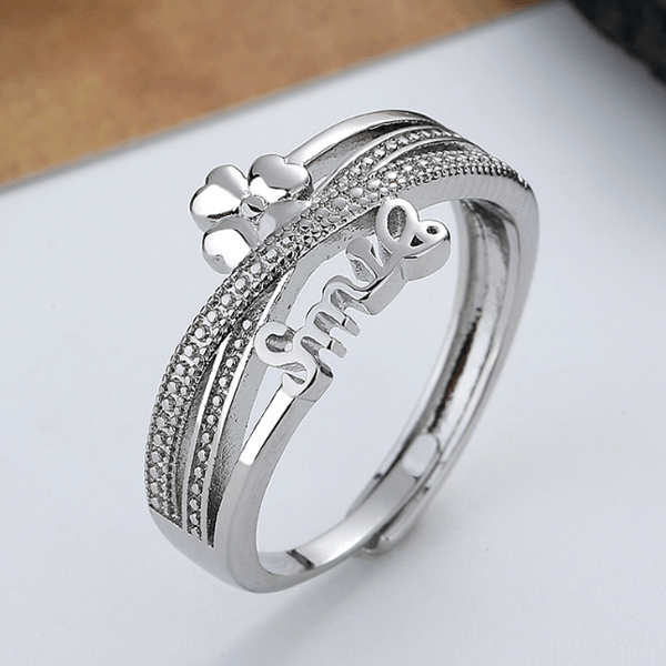 Light Luxury Transfer Beads Ring