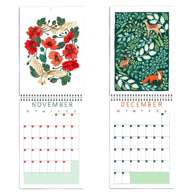 Animal Flower Calendar
