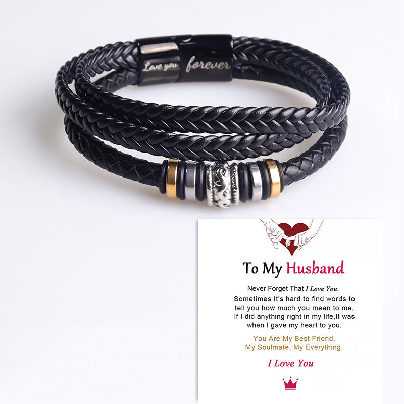 I Will Always Be With You Double Row Bracelet with free gift card