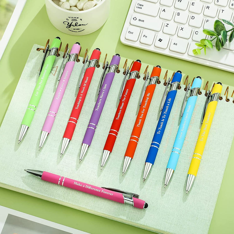 10 pcs Funny Teachers Appreciation Ballpoint Pens(Black Ink)