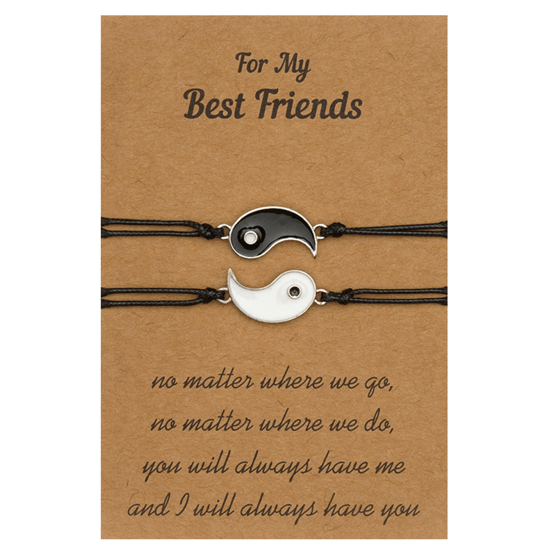 Best Friends Card Bracelet