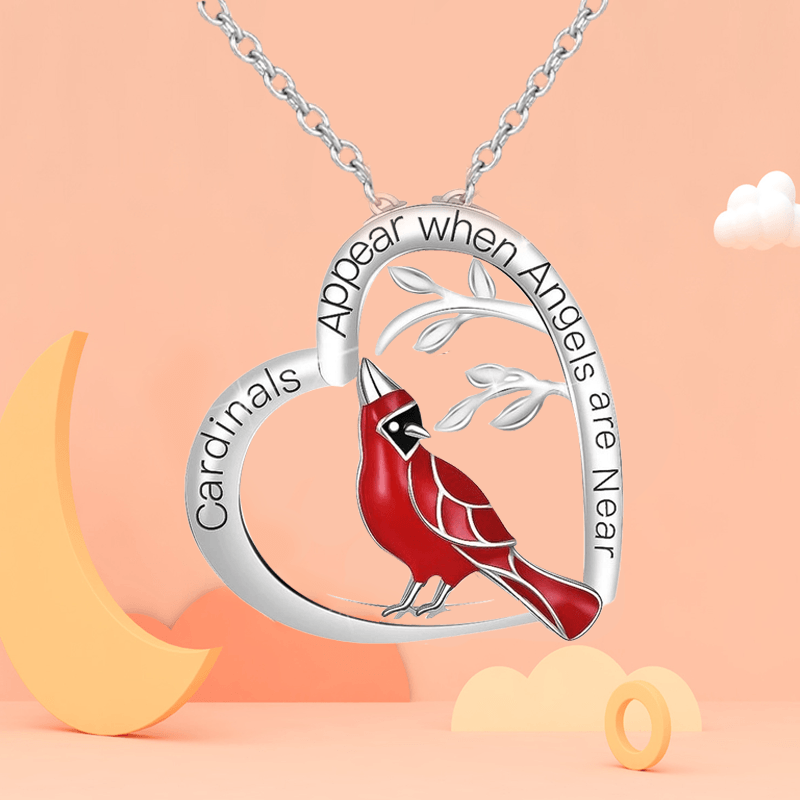 Sank®Cardinal Heart Pendant Necklace