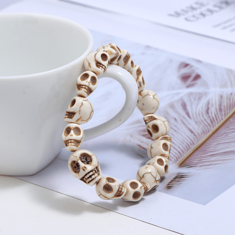 🎃HALLOWEEN🎃Vintage Skull Style Strand Bracelet