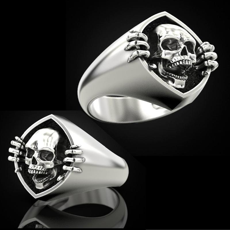 🎃HALLOWEEN🎃Neo-Gothic Style Skull Unisex Ring