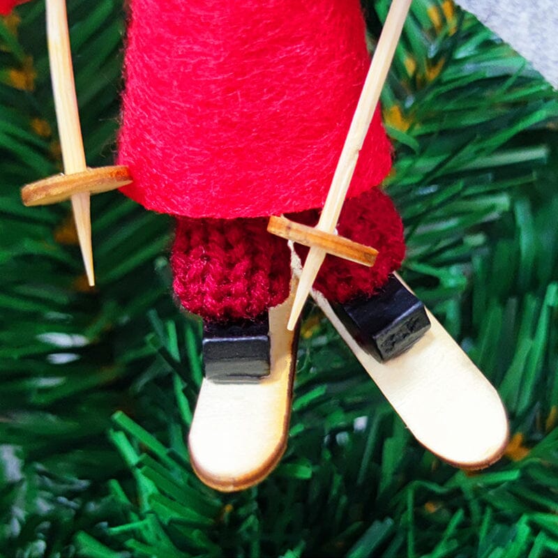Christmas sale Nonwoven Ski Pendant