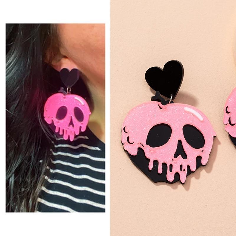 🎃HALLOWEEN🎃Acrylic Skull Women's Stud Earrings